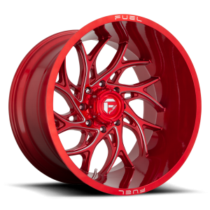 20x9 Fuel Offroad Wheels D742 Runner 8x180 1 Offset 124.3 Centerbore Candy Red