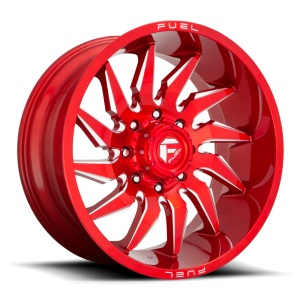 22x10 Fuel Offroad Wheels D745 Saber 5x127 -18 Offset 71.5 Centerbore Candy Red