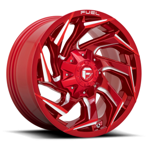 18x9 Fuel Offroad Wheels D754 Reaction 5x114.3/5x127 -12 Offset 78 Centerbore Candy Red