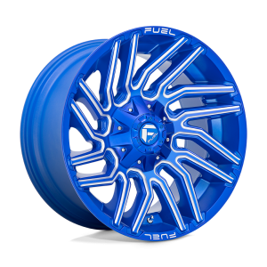 20x10 Fuel Offroad Wheels D774 Typhoon 8x180 -18 Offset 124.3 Centerbore Anodized Blue Milled