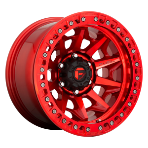 17x9 Fuel Offroad Wheels D113 Covert Bl - Off Road Only 6x135 -15 Offset 87.1 Centerbore Candy Red