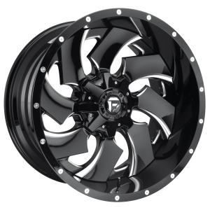 20x12 Fuel Offroad Wheels D239 Cleaver 5x139.7/5x150 -44 Offset 110.1 Centerbore Gloss Black
