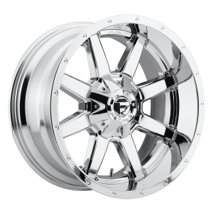 18x12 Fuel Offroad Wheels D536 Maverick 8x165.1 -44 Offset 125.1 Centerbore Chrome