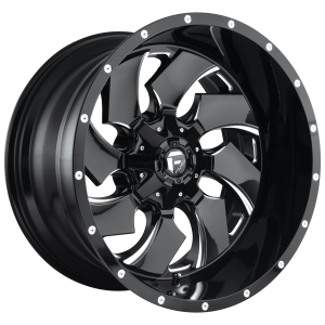 17x9 Fuel Offroad Wheels D574 Cleaver 6x135/6x139.7 -12 Offset 106.1 Centerbore Gloss Black