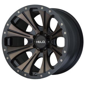 20x12  Helo Wheels HE901 Satin Black Dark Tint -44  offset  106.25  hub