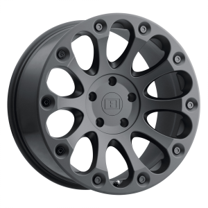 15x8  Level 8 Wheels Impact Matte Black -24  offset  76.1  hub