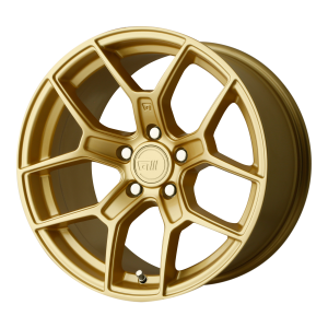 17x9.5 5x120 Motegi Wheels MR133 TM5 Gold 45 offset 74.1 hub