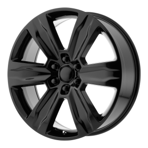 22x9 6x135 OE Creations Replica Wheels PR172 Gloss Black 44 offset 87.1 hub
