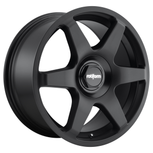 19x8.5 Blank Rotiform Wheels R113 SIX Matte Black 45 offset 72.56 hub