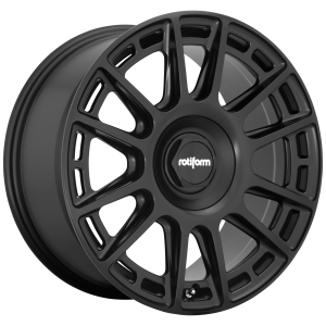 19x8.5 5x114.3/5x120 Rotiform Wheels R159 OZR Matte Black 35 offset 72.56 hub
