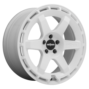 19x8.5 5x120 Rotiform Wheels R183 KB1 Gloss White 35 offset 72.5 hub