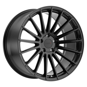 17x8 5x108 TSW Wheels Luco Gloss Black 40 offset 72.1 hub