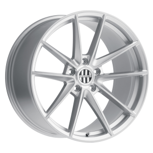 18x10.5 5x130 Victor Equipment Wheels Zuffen Silver With Brushed Face 55 offset 71.5 hub