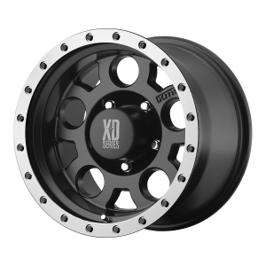 20x9 6x139.7 XD Series Offroad Wheels XD125 Matte Black With Machined Reinforcing Ring 18 offset 108 hub