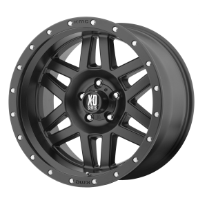 16x8 5x114.3 XD Series Offroad Wheels XD128 Machete Satin Black With Reinforcing Ring 0 offset 72.6 hub