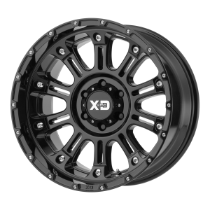 20x14 8x170 XD Series Offroad Wheels XD829 Hoss 2 Gloss Black -76 offset 125.5 hub