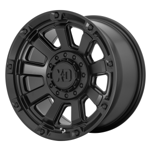 17x9 5x127/5x139.7 XD Series Offroad Wheels XD852 Gauntlet Satin Black 0 offset 78.1 hub