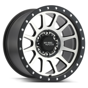 18x9 Off Road Monster Wheels M10 6x139.7 -19 ET 108 hub - Flat Black Machined