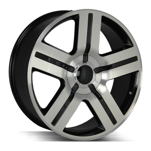 24x10 Strada OE Replica Wheels Texas Edition BLANK 15 ET 78.1 hub - Gloss Black Machined