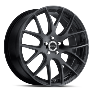 20x8.5 Strada Wheels Fuso 5x114.3 15 ET 72.6 hub - All Gloss Black