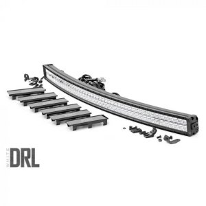 Rough Country Cree LED Light Bar 50" Curved With Cool White Daytime Running Light