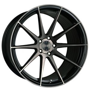 20x9 Vertini RF1.3 Gloss Black Tinted Face (Rotary Forged)