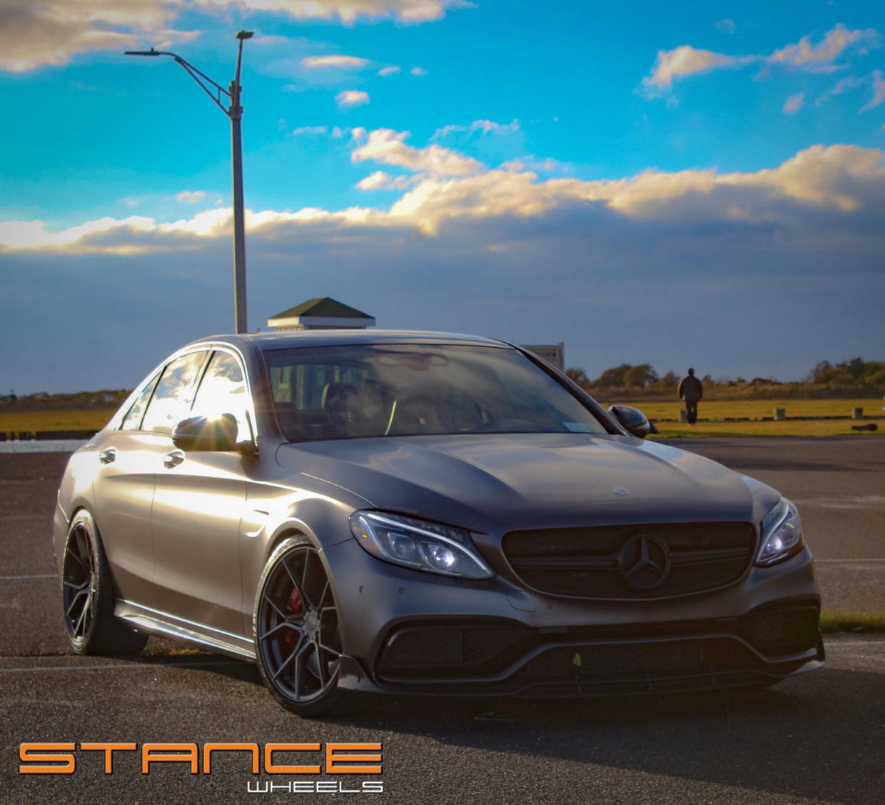 Stance SF07 on Benz C63S