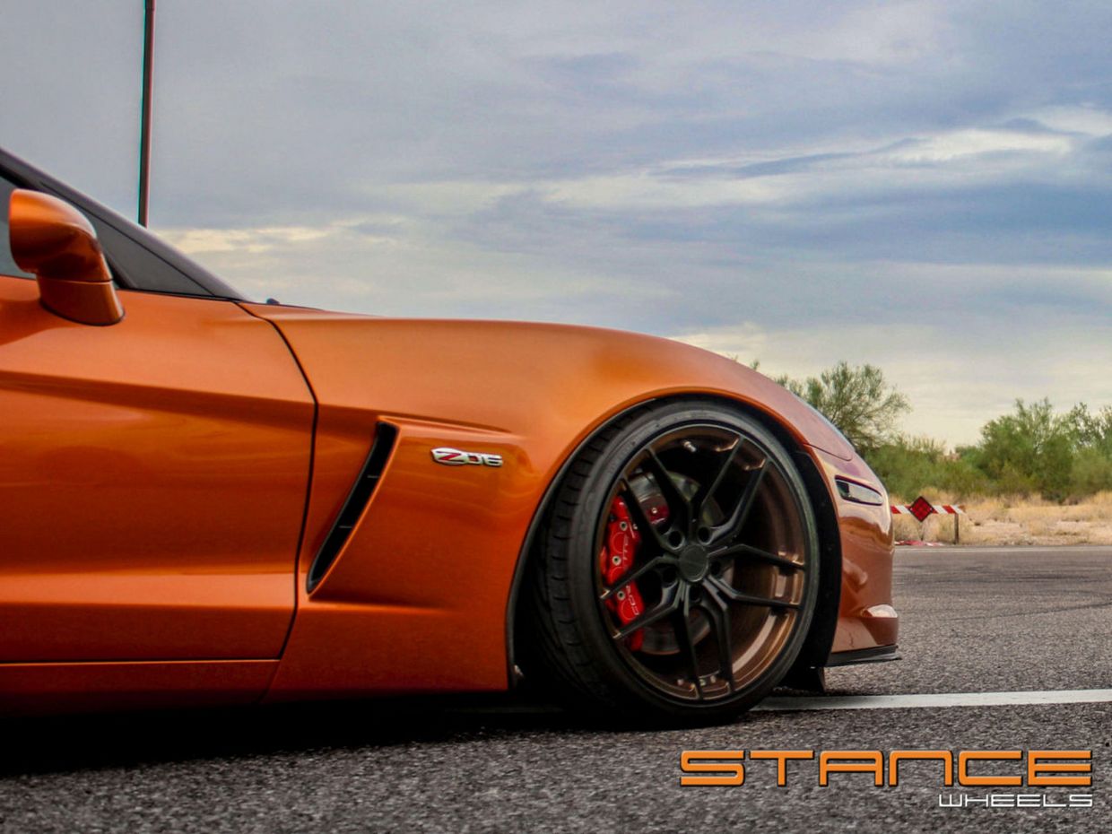Stance SF03 on Chevy Corvette