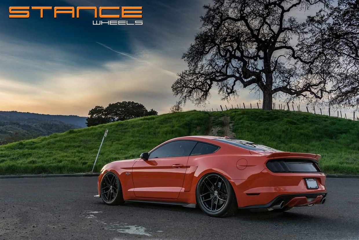 Stance SF03 on Ford Mustang
