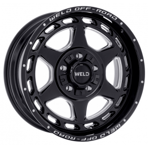 Weld Argon W123 Gloss Black Milled